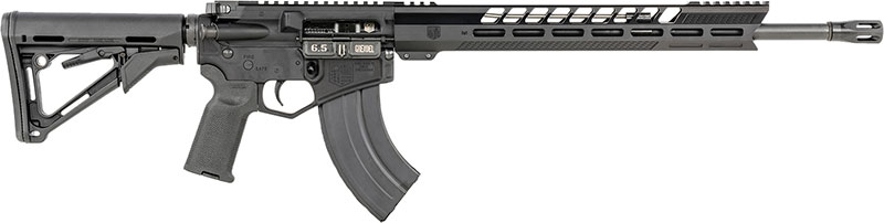 Diamondback DB15 Rifle DB1732N001, 6.5 Grendel, 18", Black Adjustable Magpul CTR Stock, Black Gold Receiver, 28 Rds