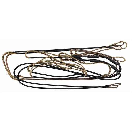 GAS Bowstrings GAS Ghost XV String and Cable Set Camo w/ Black Serving Elite Terrain GXVELTER