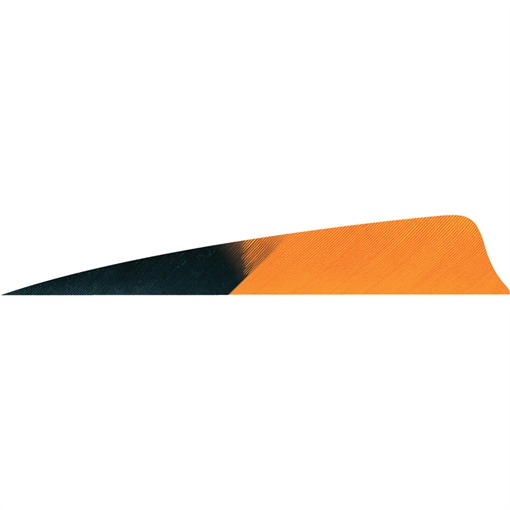 Gateway Gateway Shield Cut Feathers Kuru Flo Orange 4 in. RW 50 pk. 400RSKFO-50
