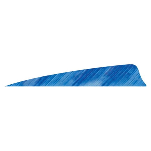 Gateway Gateway Shield Cut Feathers Tre White/Blue 4 in. LW 50 pk. 400LSTWB-50
