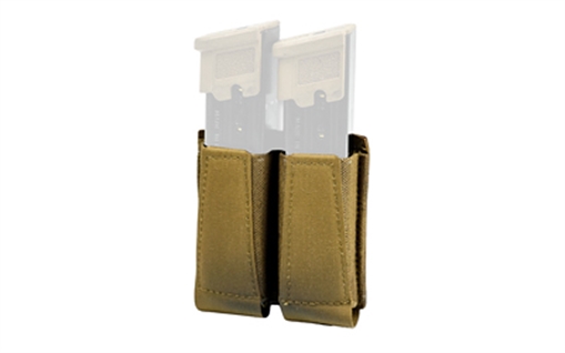 GBRS Group Double Pistol, Magazine Pouch, Coyote Brown, Fits (2) Pistol Magazines GEAR-DPMP-BR-CB
