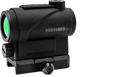 Viridian GDO 20 Green Dot Electro Optic - 3 MOA Green Dot, 20mm Objective, Black