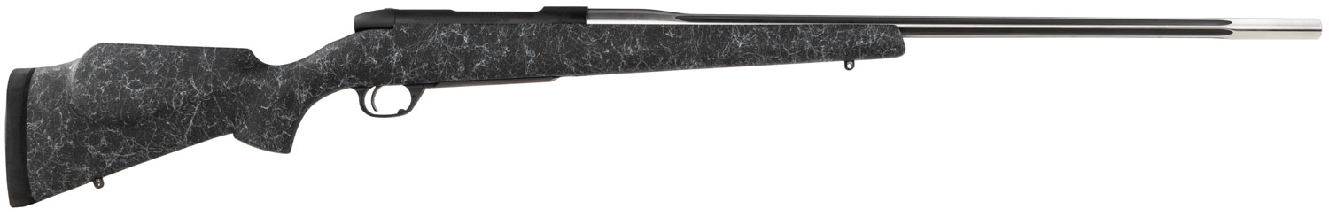 Weatherby Mark V Accumark Left Hand Rifle MAM01N300WL8B, 300 Weatherby Mag, 26", Black Stock, Black FInish, 3 Rds