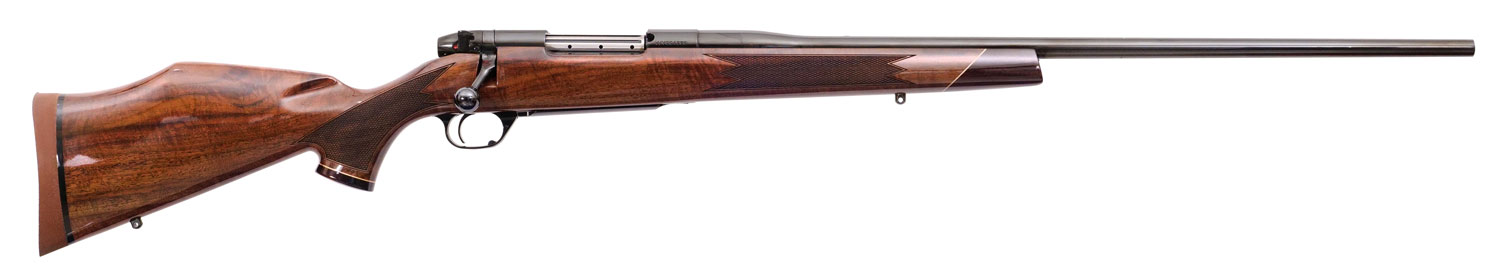 Weatherby Mark V Deluxe Rifle MDX01N303WR8B, 30-378 Weatherby Mag, 26", Walnut Stock, Blued Finish, 2 Rds