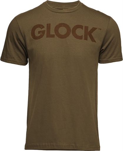 Glock AP96200 Caliber Coyote Tan Ringspun Cotton Short Sleeve Medium AP96200 AP96201