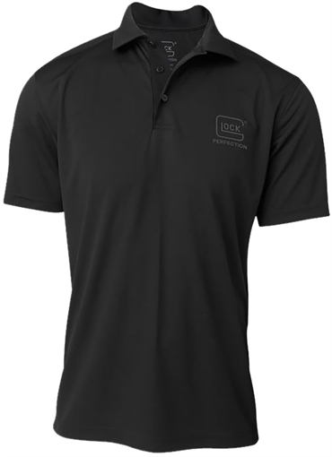 Glock Glock Perfection Polo Black Polyester Mesh Short Sleeve XL AP96214