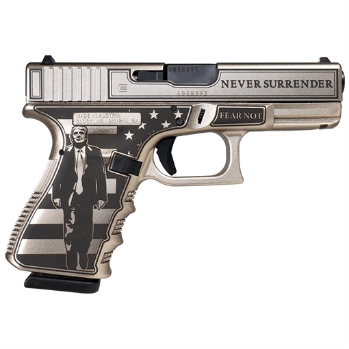 Glock 19 Gen 3 Custom "Trump Fight" Handgun 9mm Luger 15rd Magazines (2) 4" Barrel USA UI1950203 MODTF19