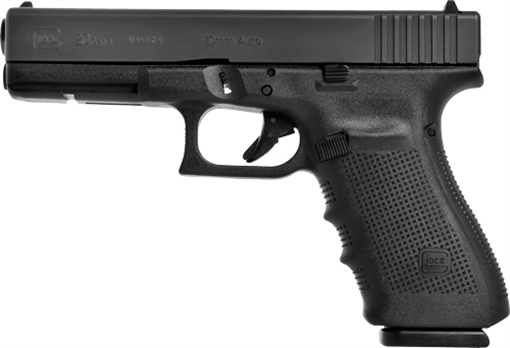 GLOCK 20 10MM GEN4 FIXED SIGHTS 10-SHOT BLACK PG2050201