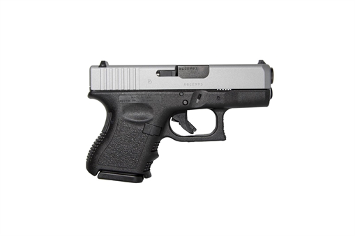 GLOCK 27 G27 HGA 40 S&W 3.5 IN BBL FS 5LB 2 9RD MAGS CERAKOTE SILVER TITANIUM SLIDE UI2750203TISL
