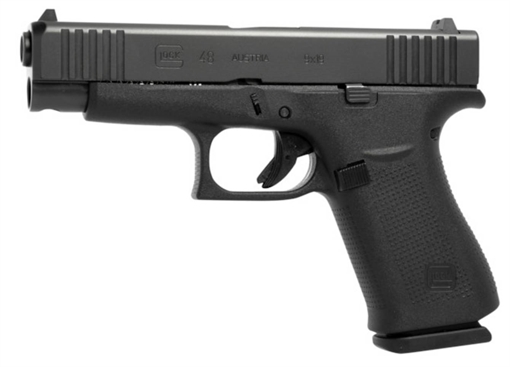 GLOCK 48 G48 HGA 9MM 4.0 IN BBL FS 5LB SILVER 2 10RD MAGS PA485SL201
