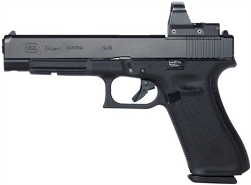 GLOCK REBUILD 34 G34 GEN 4 MOS HGA 9MM 5.32 IN BBL FS 5LB 2 17 RD MAGS UR34501MOS