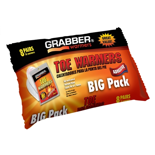 Grabber Grabber Toe Warmers 8 pr. 8 pk. TWES8DISPLAYUSA