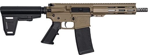 GREAT LAKES FIREARMS AR15 PISTOL W/BRACE 223 WYLDE 7.5" SS FLAT DARK EARTH GL15223SSPB FDE