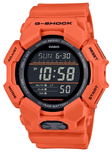 GSHOCK DIGITAL MOVEMENT RED/ORANGE GD0104CR
