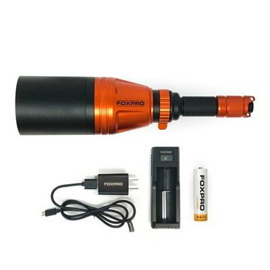 FOXPRO Gun Fire Light - Red / Green / White Filter - 3-Color Selectable Night Hunting Light