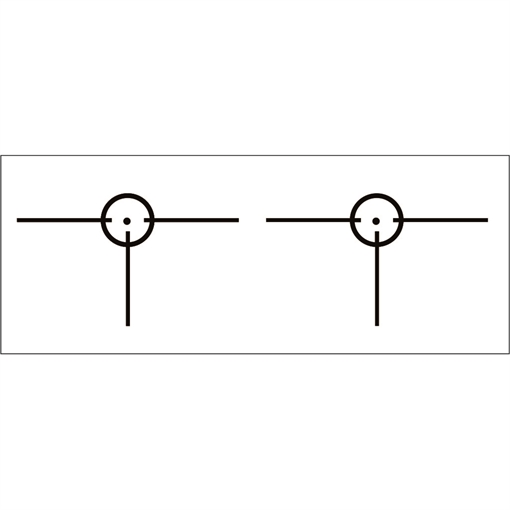 Gunstar Tactical 3D 1 Reticle Black UPN1402713