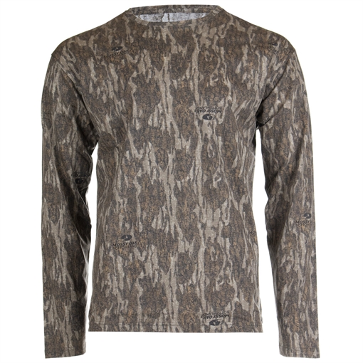 HABIT BEAR CAVE LONG SLEEVE TEE MO BOTTOMLAND XX-LARGE TS10006-M-8-6-2X-014 TS10006-014-2X