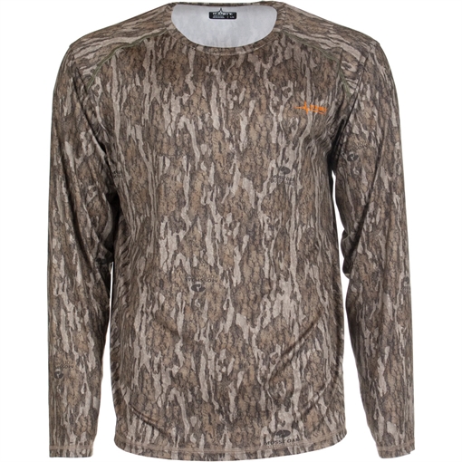 Habit Habit Men's Siesta Cape Long Sleeve Perf Tee 2XL-Mossy Oak New Bottomland PT10018-M-8-6-2X-014
