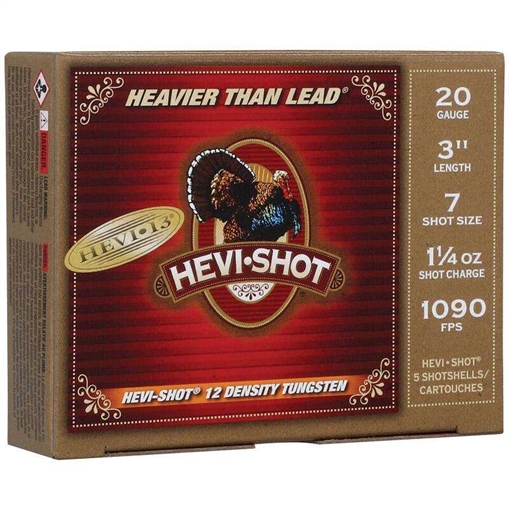 HEVI-Shot HEVI-13 Shotshells 20ga 3" 1-1/4oz 1090 fps #7 5/ct HS307