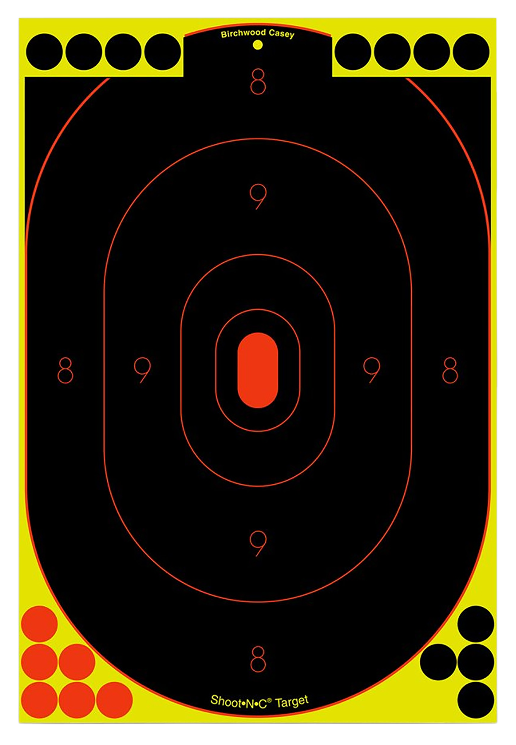 Birchwood Casey Shoot-N-C 12"x18" Silhouette Reactive Paper Target 5 Pack