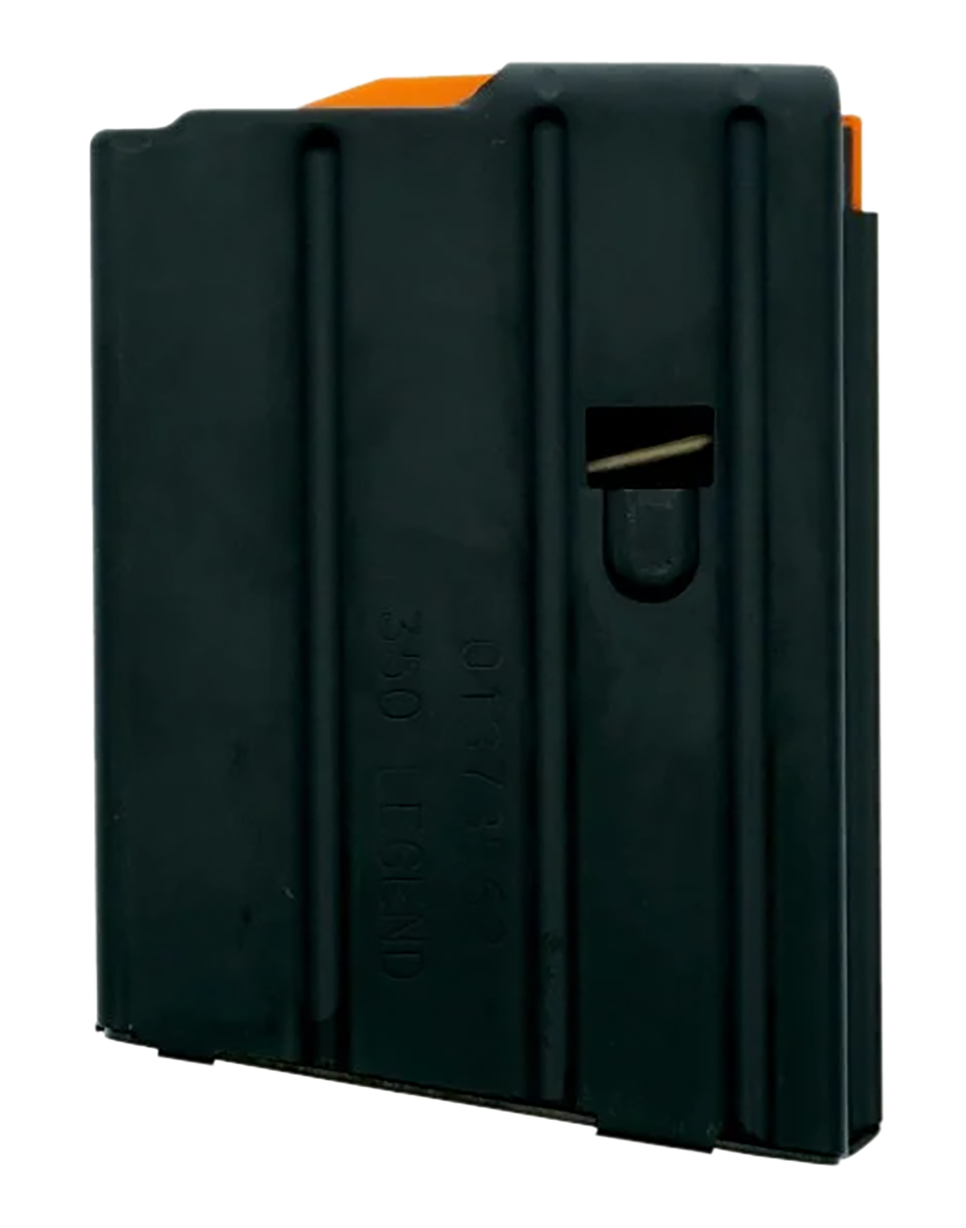 DuraMag SS 350 Legend AR-15 5-Round Stainless Steel Magazine - Black w/ Black Follower