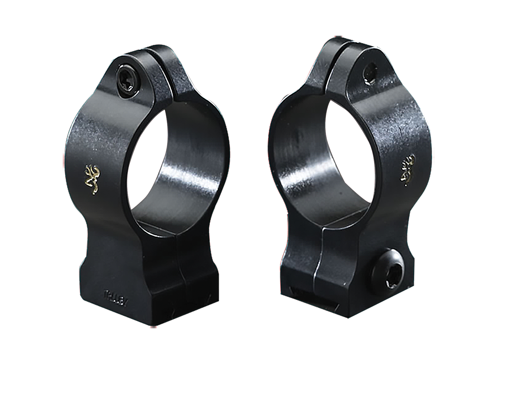 Browning 12345 Scope Rings 1" High Matte Black - A-Bolt/BAR/BLR/X-Bolt