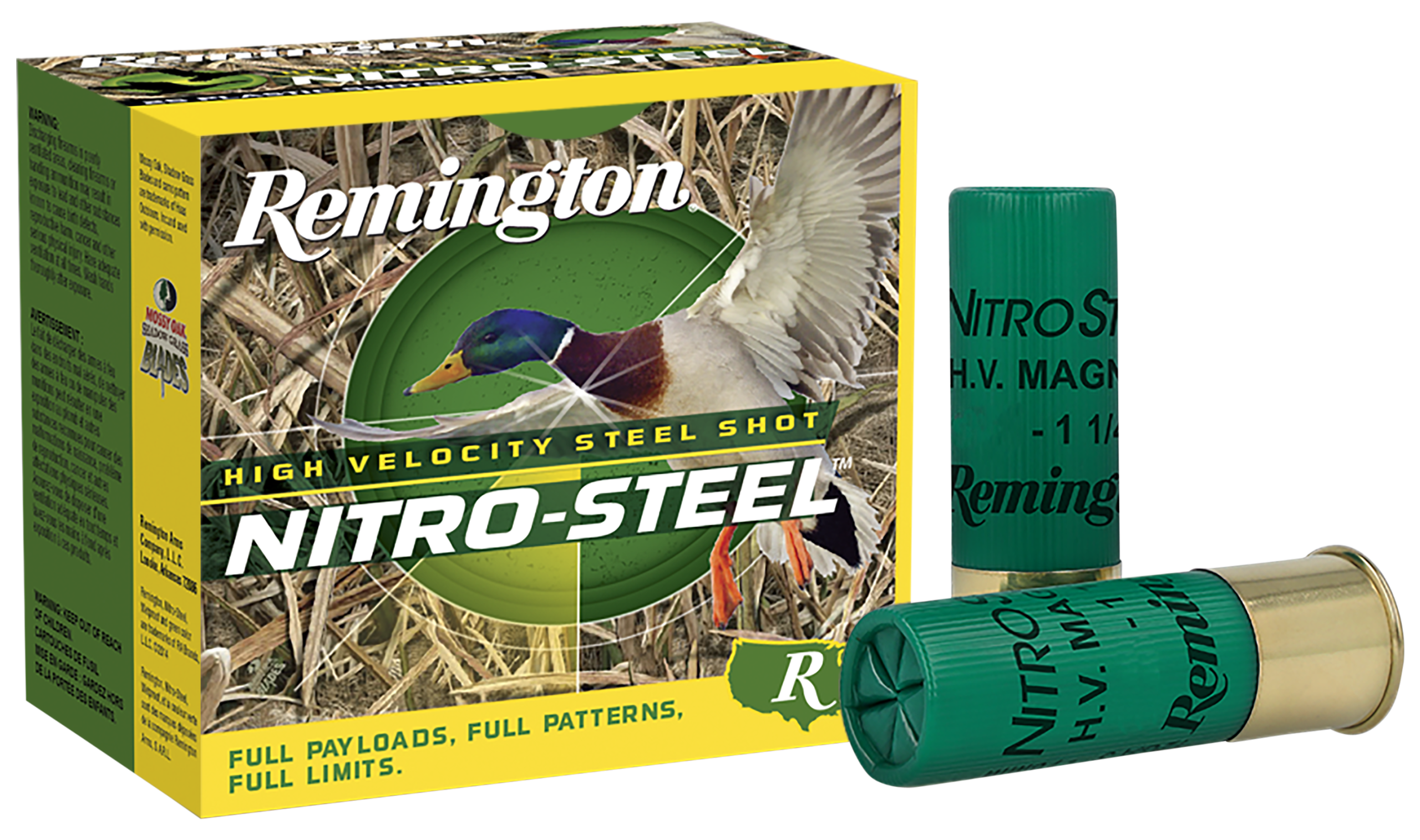 Remington Ammunition Nitro-Steel High Velocity 12 Gauge 2.75" 1 1/8 oz #4 Shot - Box or Case