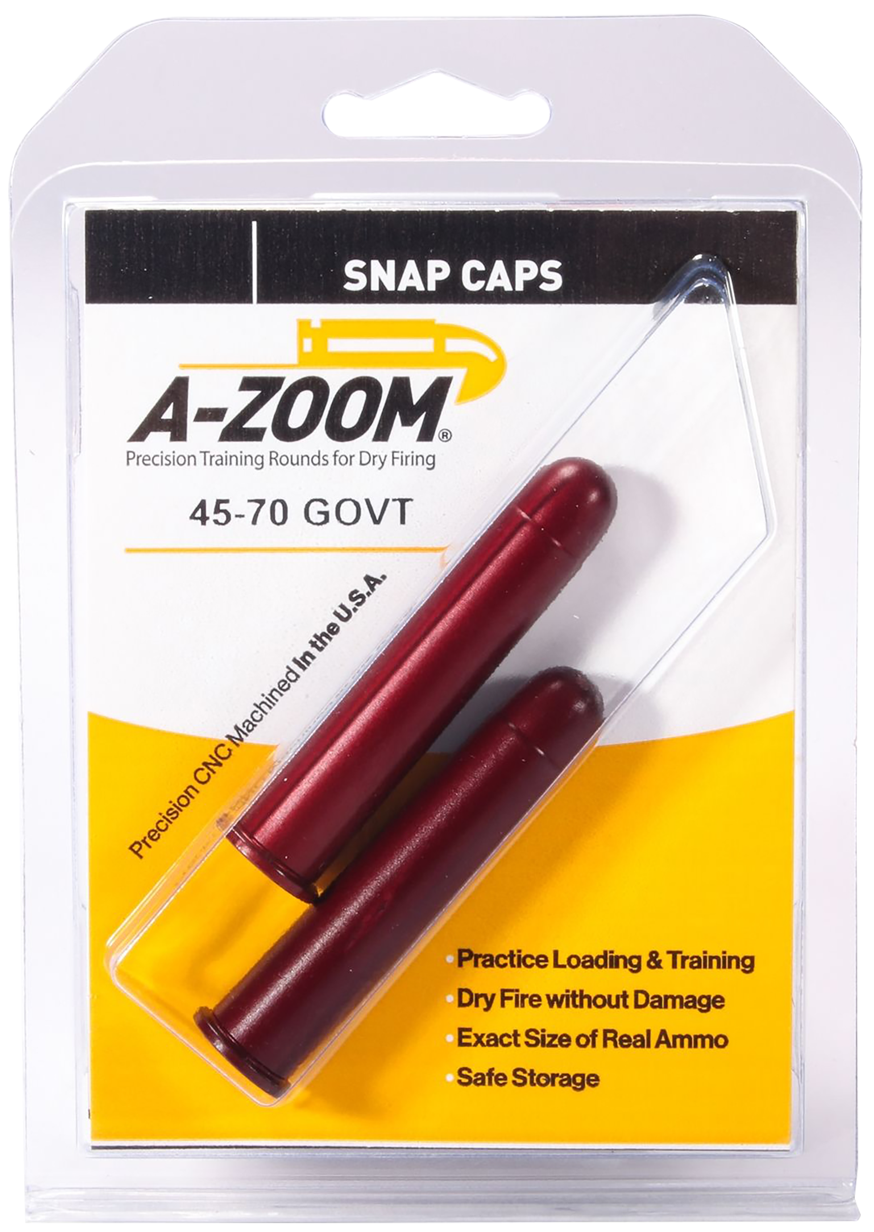 A-Zoom 12231 Rifle Snap Caps 45-70 Government 2-Pack