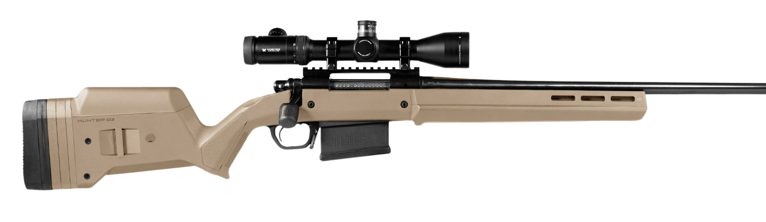 Magpul Hunter 700L Stock Flat Dark Earth Reinforced Polymer 13-15" LOP M-LOK for Remington 700 Long Action