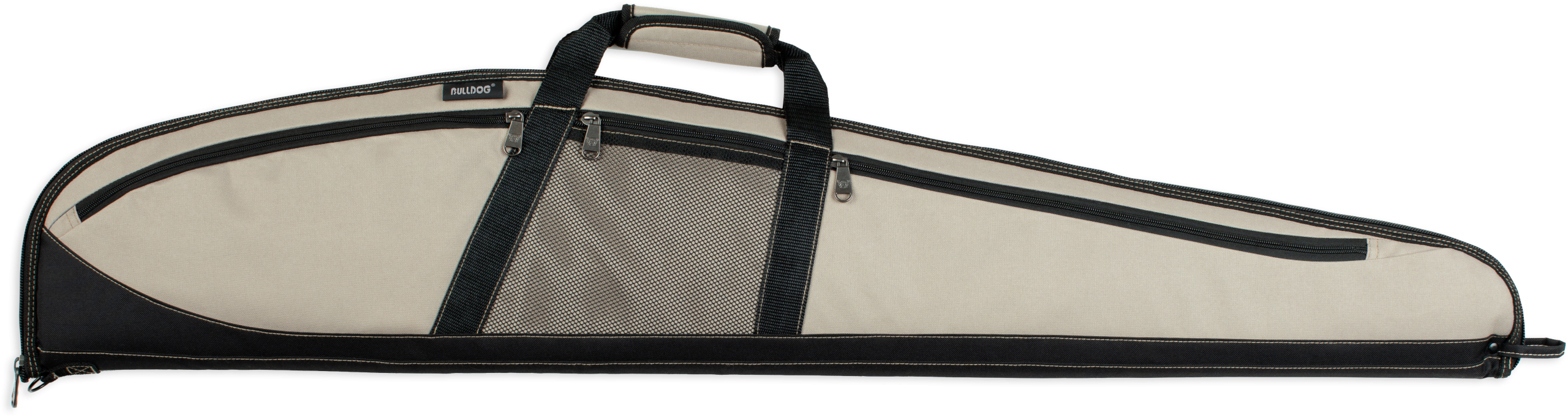 Bulldog BD220 Plus Rifle Case 48" Taupe/Black Water-Resistant Nylon Padded