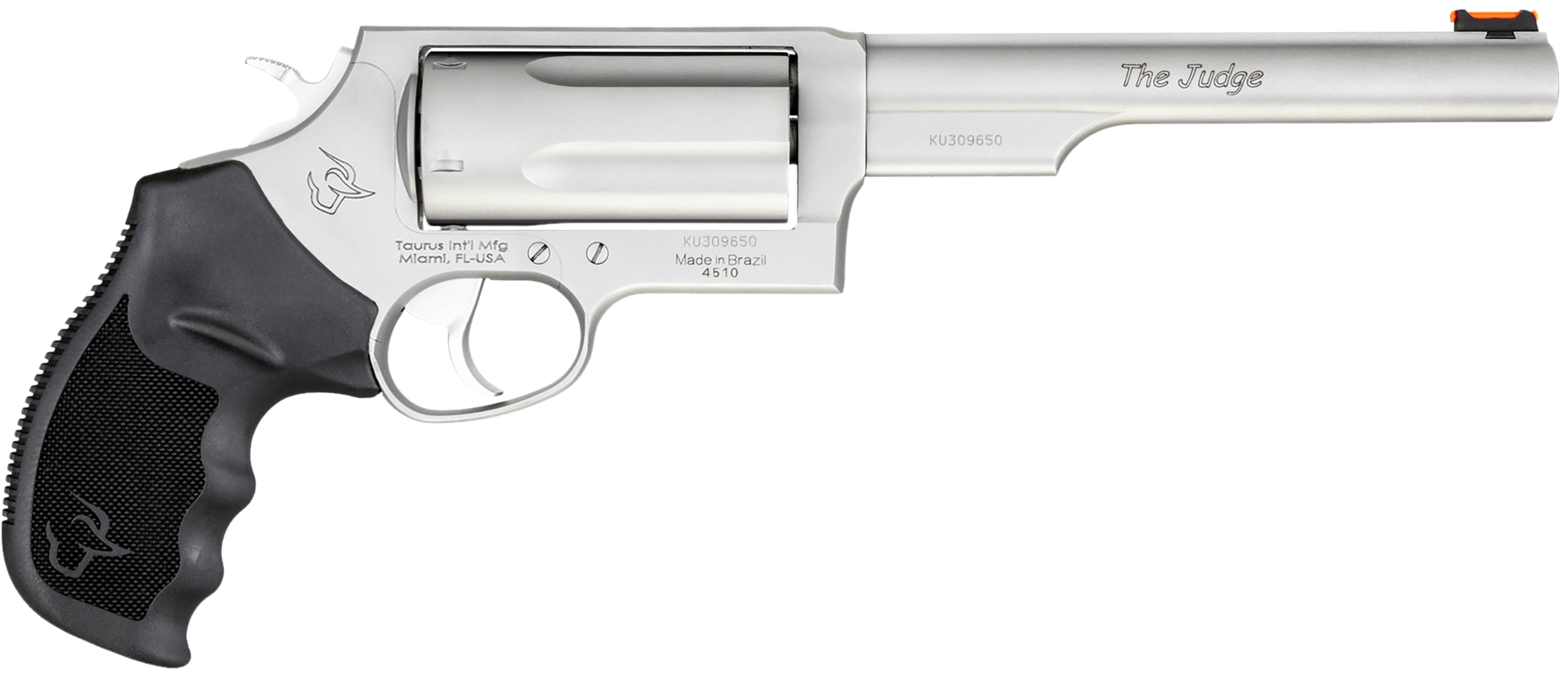 Taurus Judge Magnum 45 Colt (Long Colt)/410 Gauge 6.5" 5rd DA/SA Compact Revolver - Matte Stainless