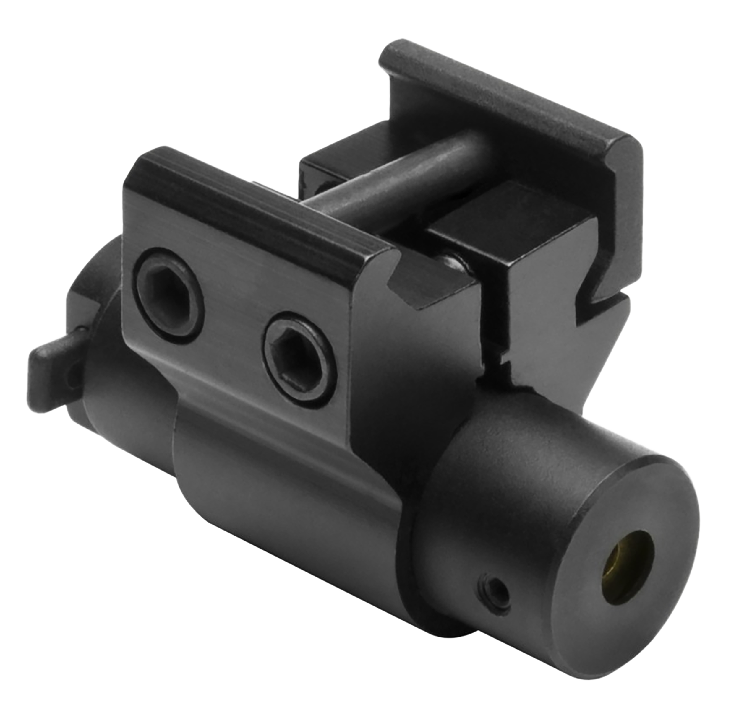 NcStar ACPRLS Compact Red Laser w/ Weaver Mount - Black Anodized