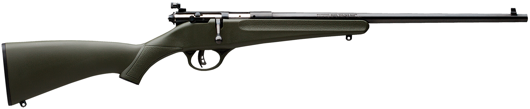 Savage Rascal Youth 22 LR 16.13" 1-Rd Bolt Action Rifle - Green Synthetic Stock