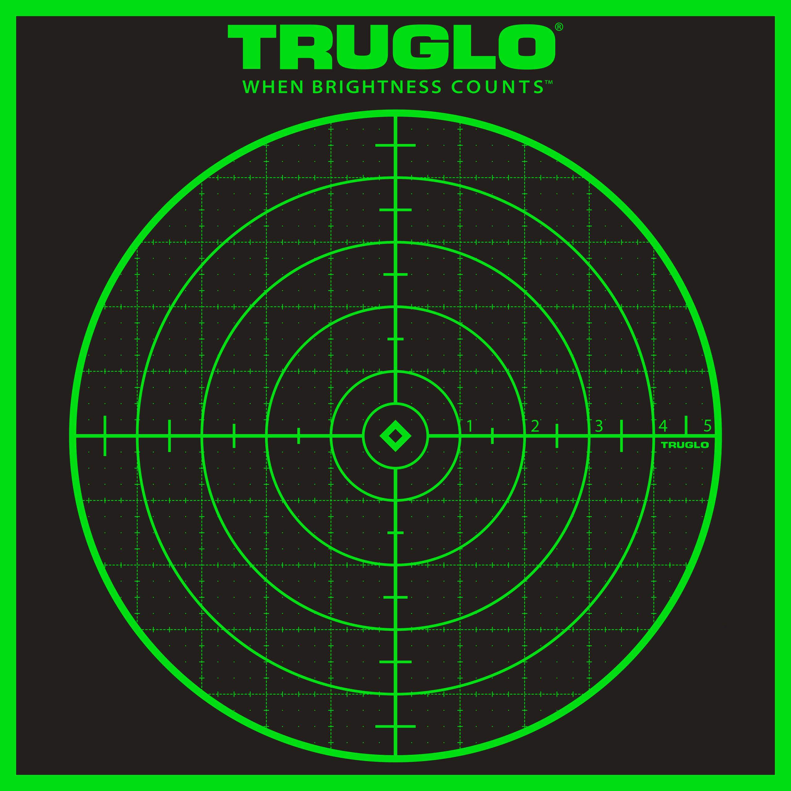 TruGlo TG10A6 Tru-See Grid 12x12 Self-Adhesive Splatter Paper Targets 6-Pack