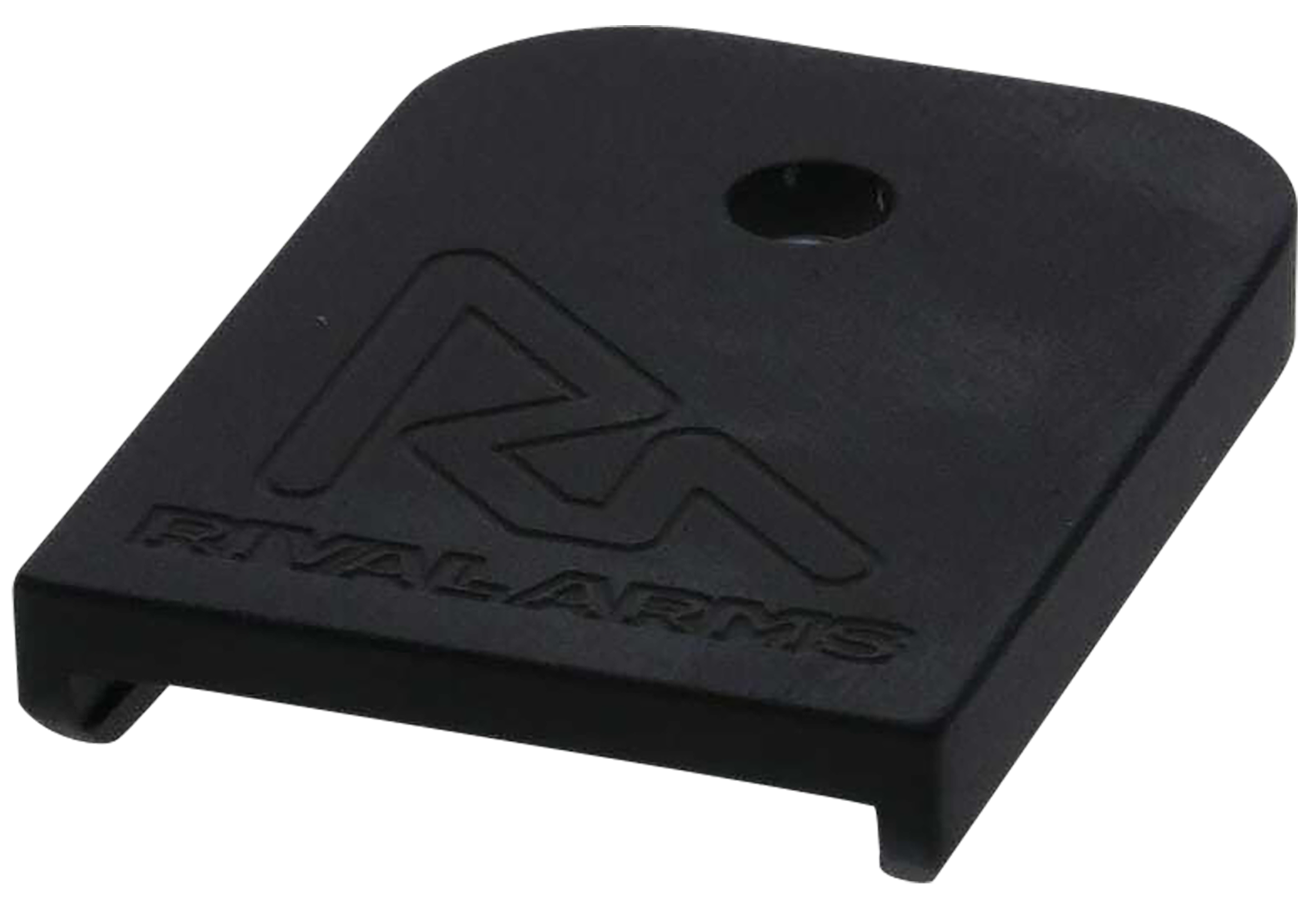 Rival Arms RA70G001A Mag Baseplate 9mm Luger/40 S&W/357 Sig Black Anodized Aluminum for Glock