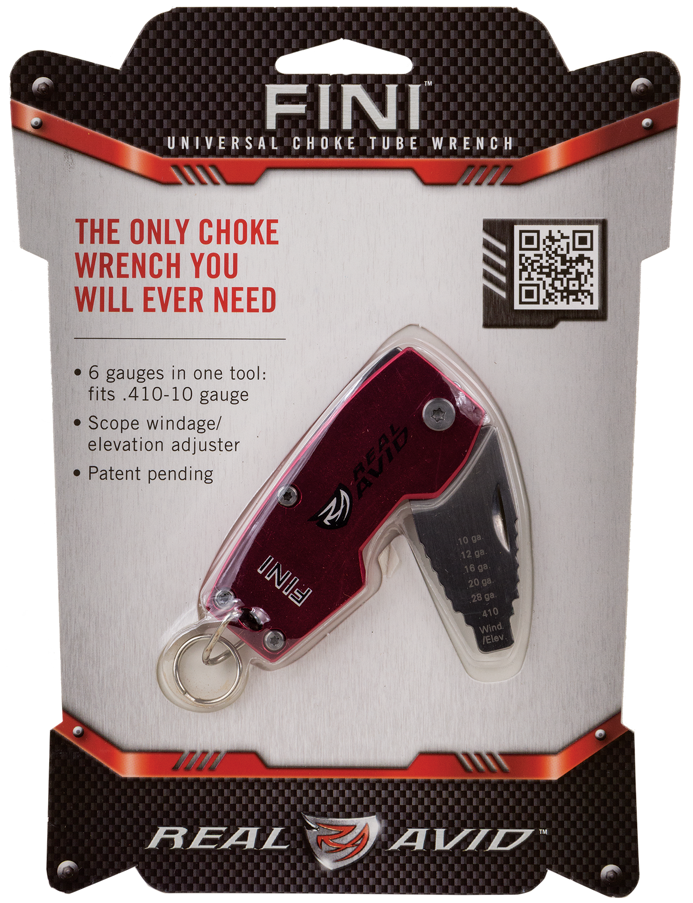 Real Avid Fini Universal Choke Tube Wrench 6-in-1 Stainless Steel