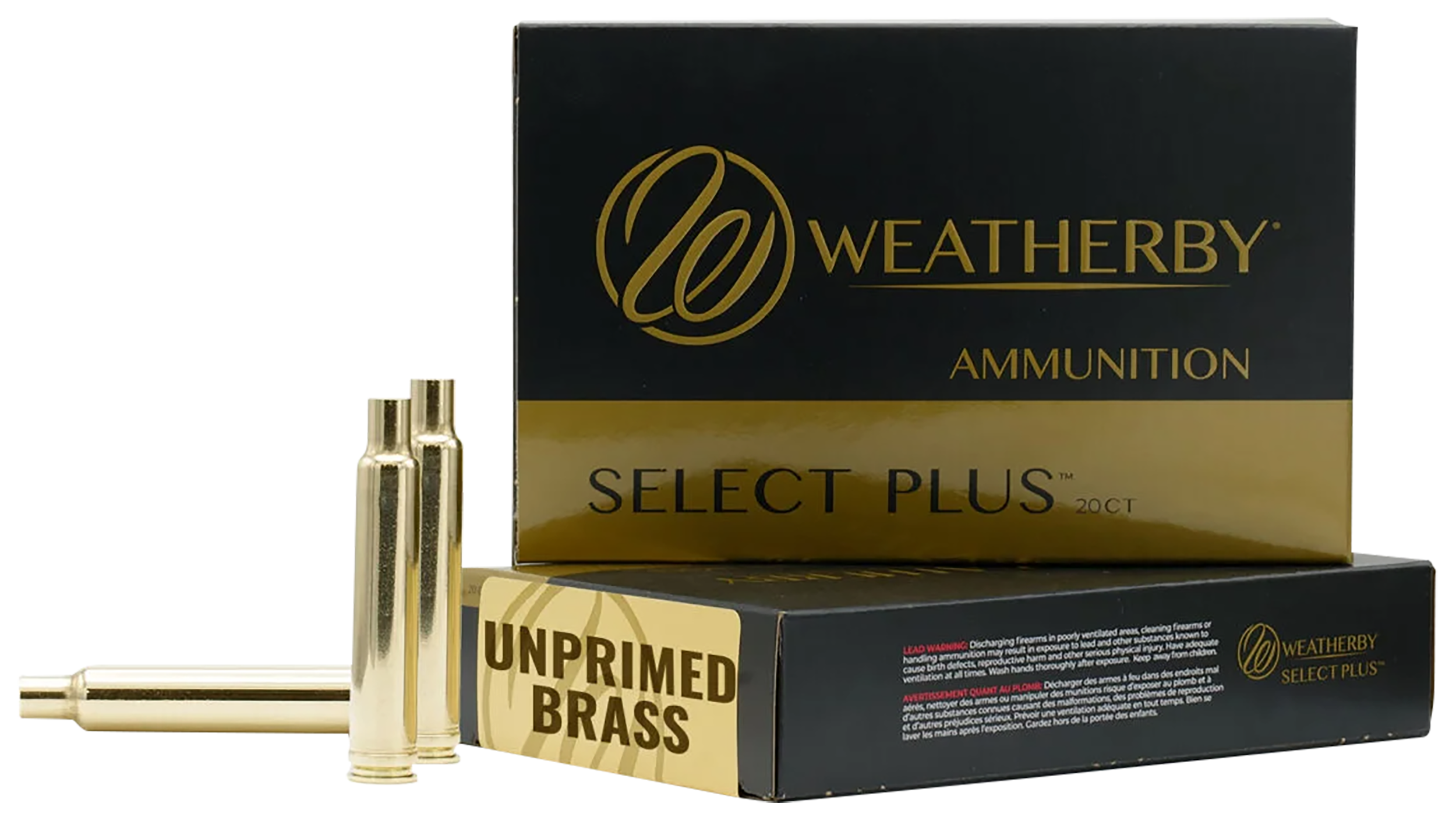 Weatherby BRASS303 30-378 Weatherby Mag Unprimed Brass Rifle Cases 20/Box