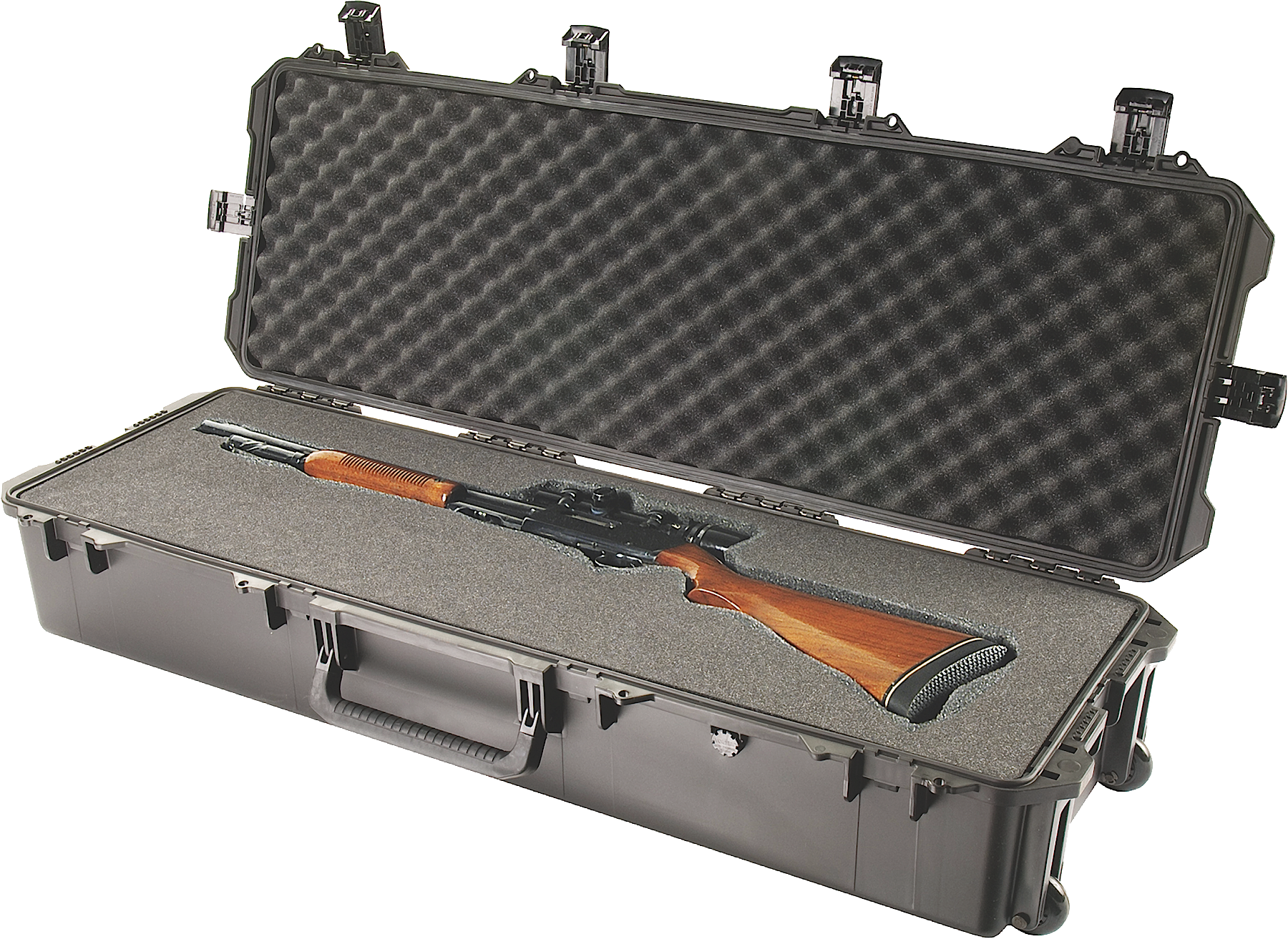 Pelican Storm IM3220 44" Long Gun Case Black HPX Resin 2 Guns w/Wheels