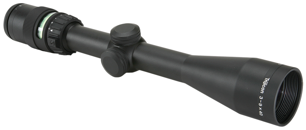 Trijicon AccuPoint 3-9x40mm 1" Tube Illuminated Duplex Crosshair w/Green Dot Riflescope - Black Hardcoat Anodized