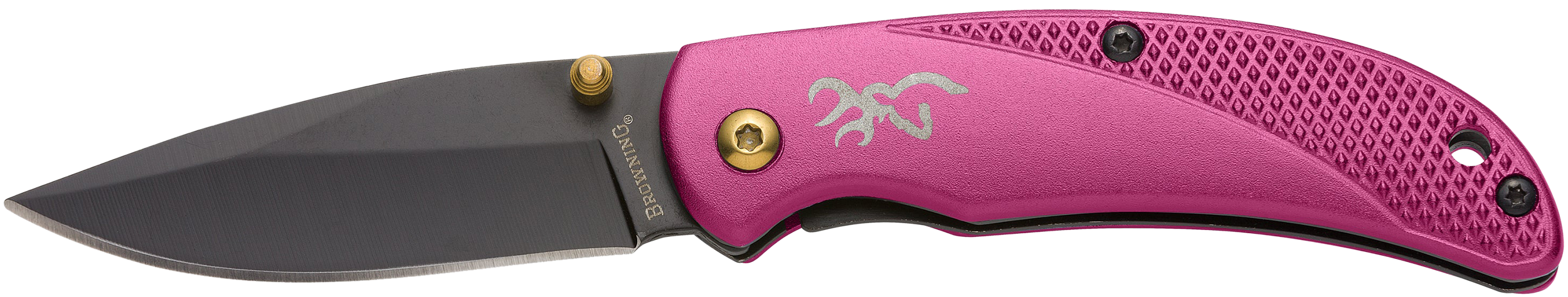 Browning Prism 3 2.38" 7Cr17MoV Folding Knife - Plum Aluminum Handle