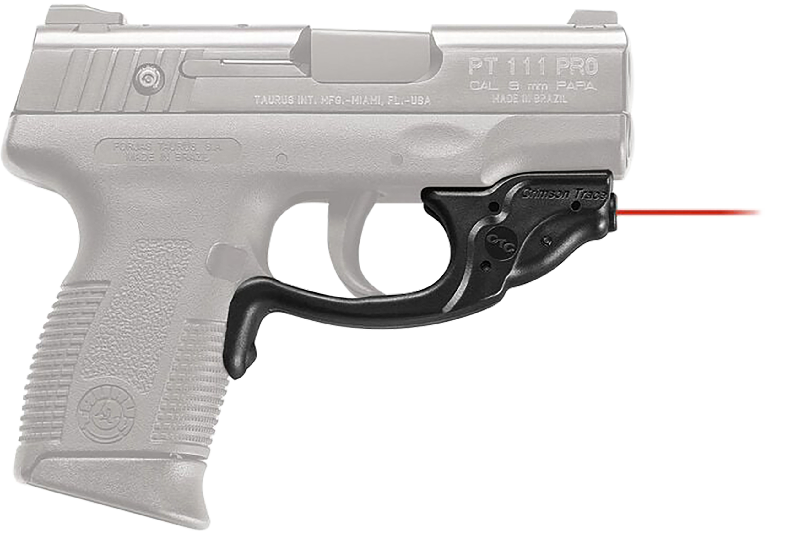 Crimson Trace LG-493 Laserguard Green Laser Sight for Taurus Millennium Pro - Black Polymer