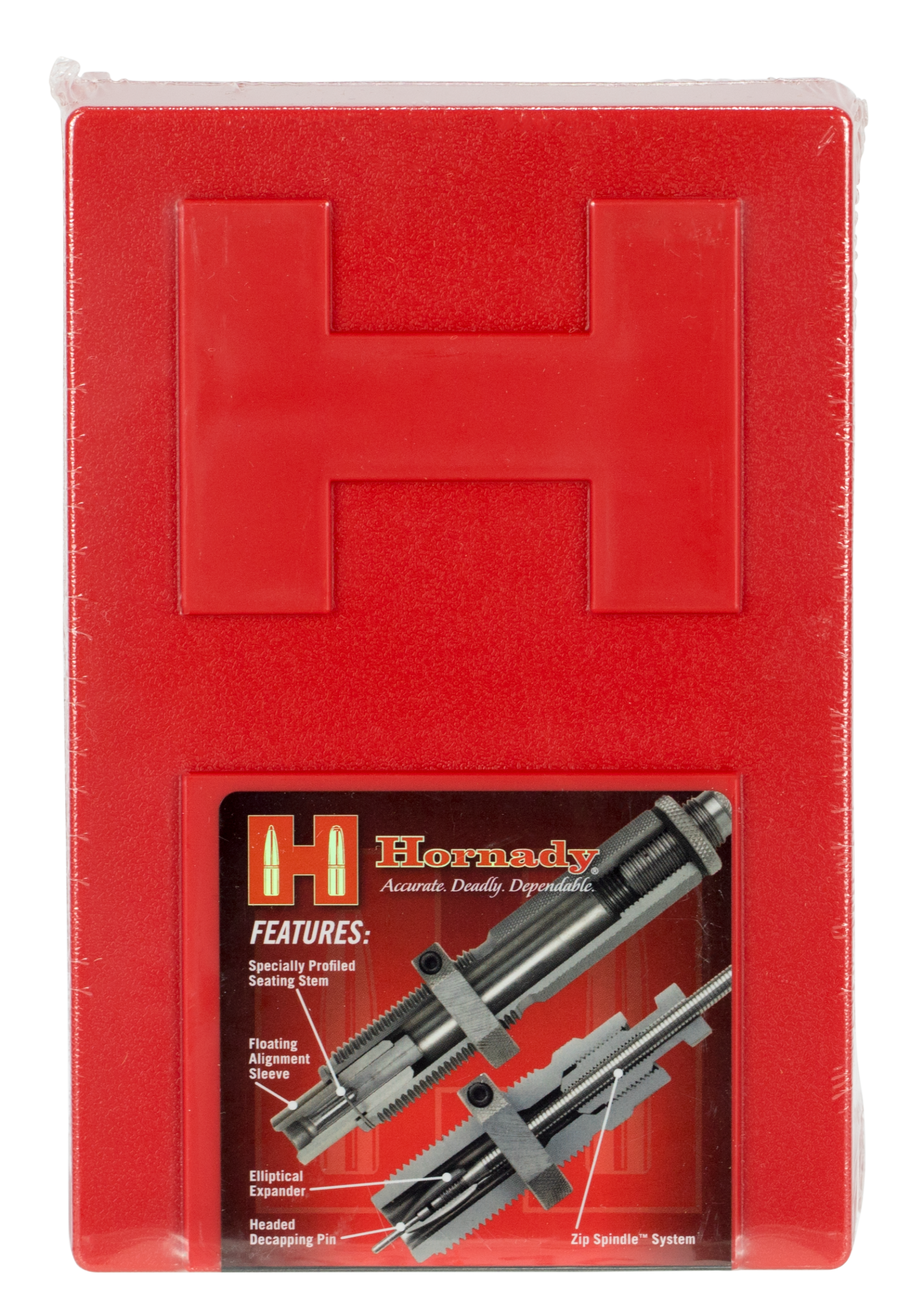 Hornady Custom Grade Series I 2-Die Set 204 Ruger Full Length - Sizing & Seater