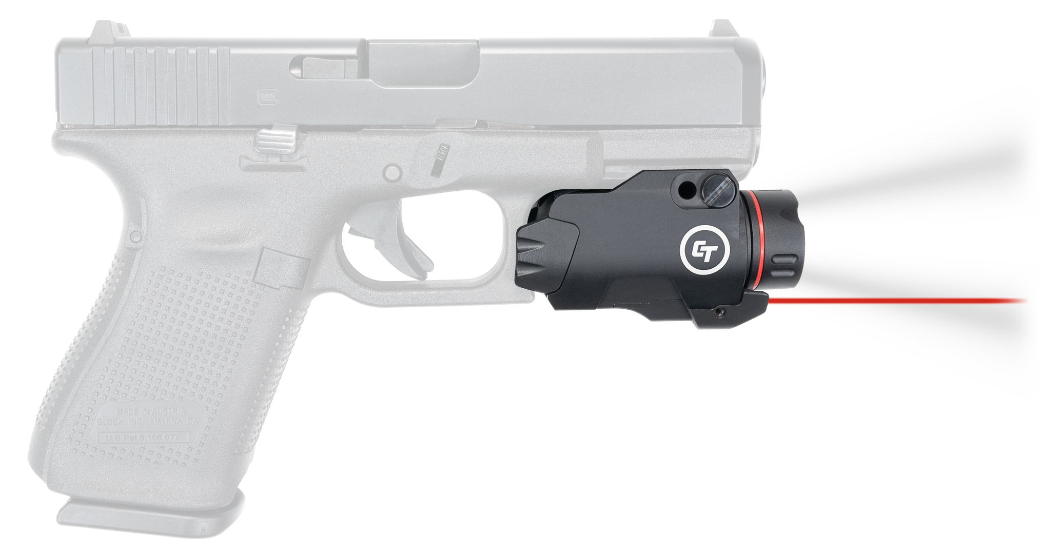 Crimson Trace Rail Master Pro CMR-207 Red Laser & 400 Lumen White LED Light - Picatinny/Weaver