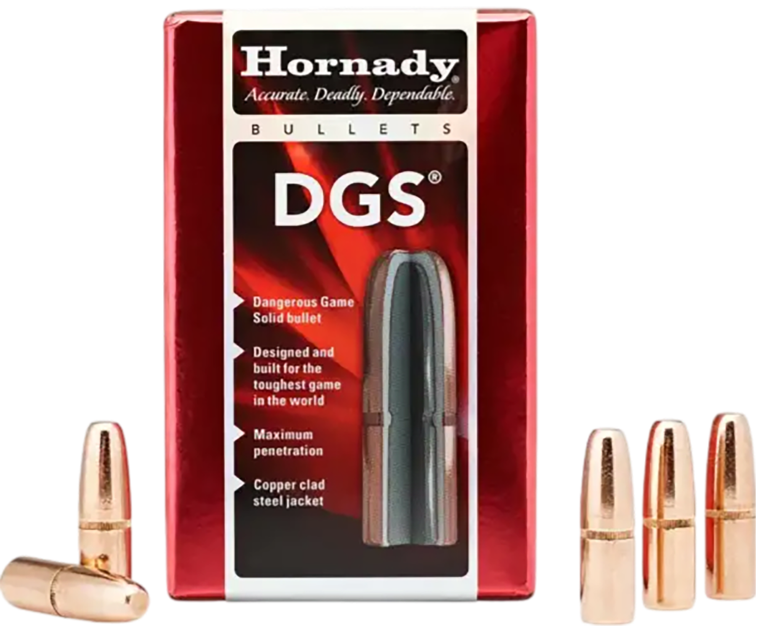Hornady DGS 9.3mm .366 300gr Dangerous Game Solid - 50/Box