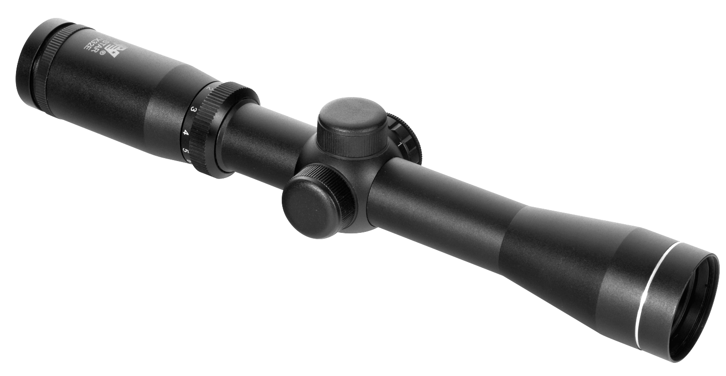 NcSTAR Pistolero 2-7x32mm Illuminated Red Plex 1" Tube Scope