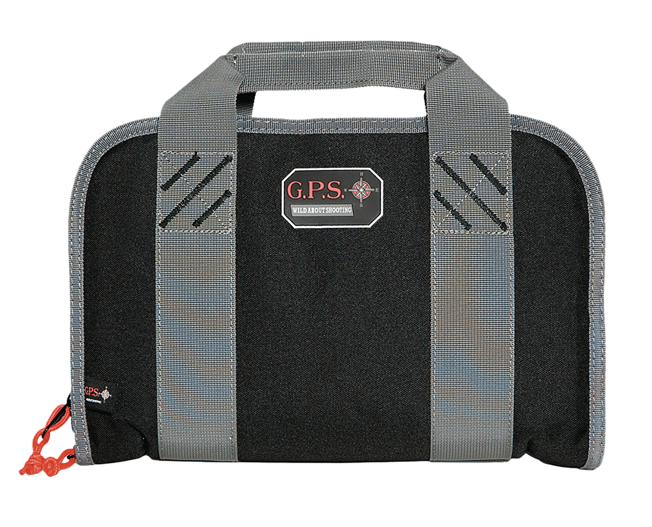 G*Outdoors GPS-1308PC Double Pistol Case Black Nylon - Visual ID Storage System