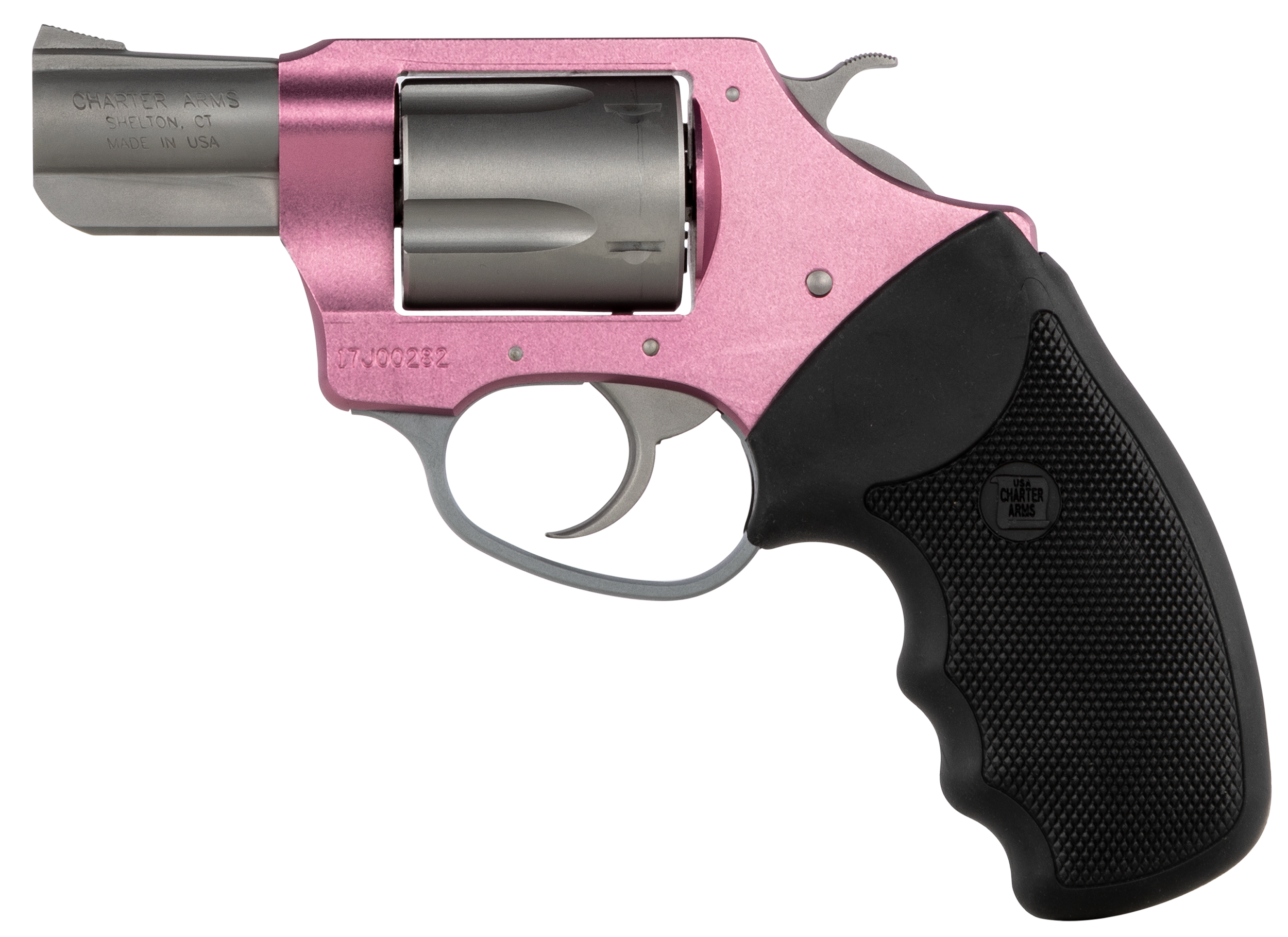 Charter Arms Undercover Southpaw 38 Special 2" 5-Shot DA/SA Revolver - Pink Aluminum Frame