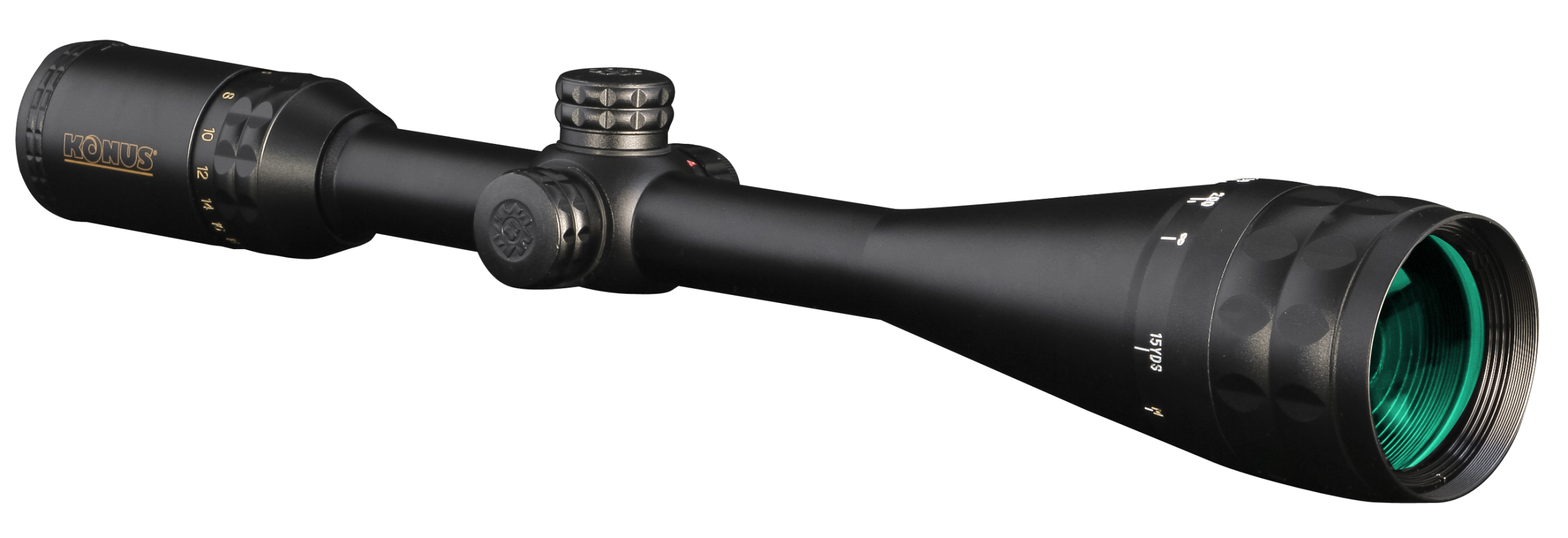 Konus 7274 KonusPro-Plus 6-24x50mm AO 1" Tube Riflescope - Matte Black