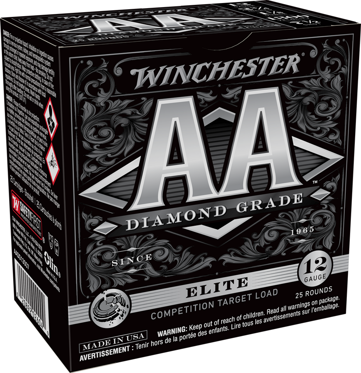 Winchester Ammo AA Diamond Grade 12 Gauge 2.75" 1-1/8 oz 7.5 Shot 25 Rd - Box or Case