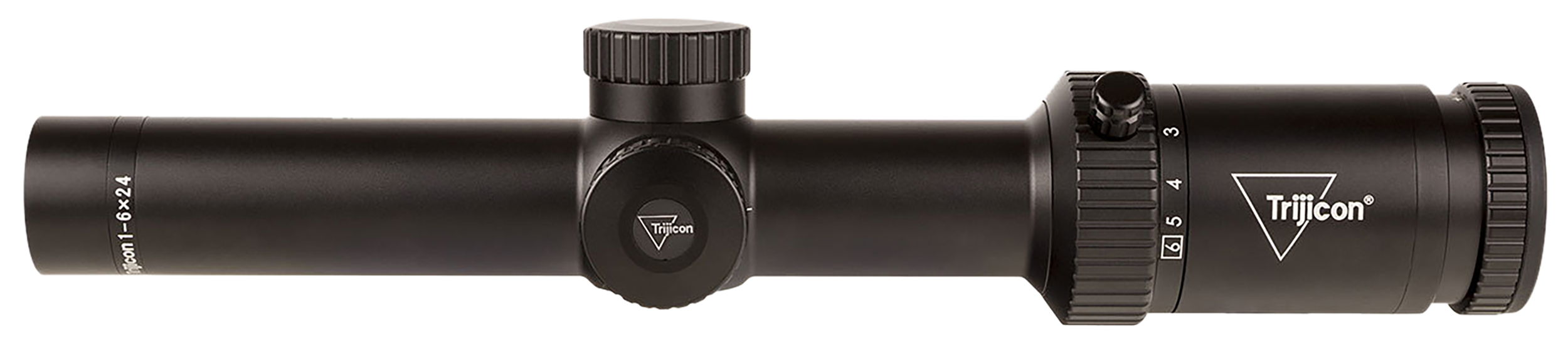 Trijicon Credo HX 1-6x24mm 30mm Tube Illuminated Green BDC Hunter Holds .223 Reticle Riflescope - Satin Black